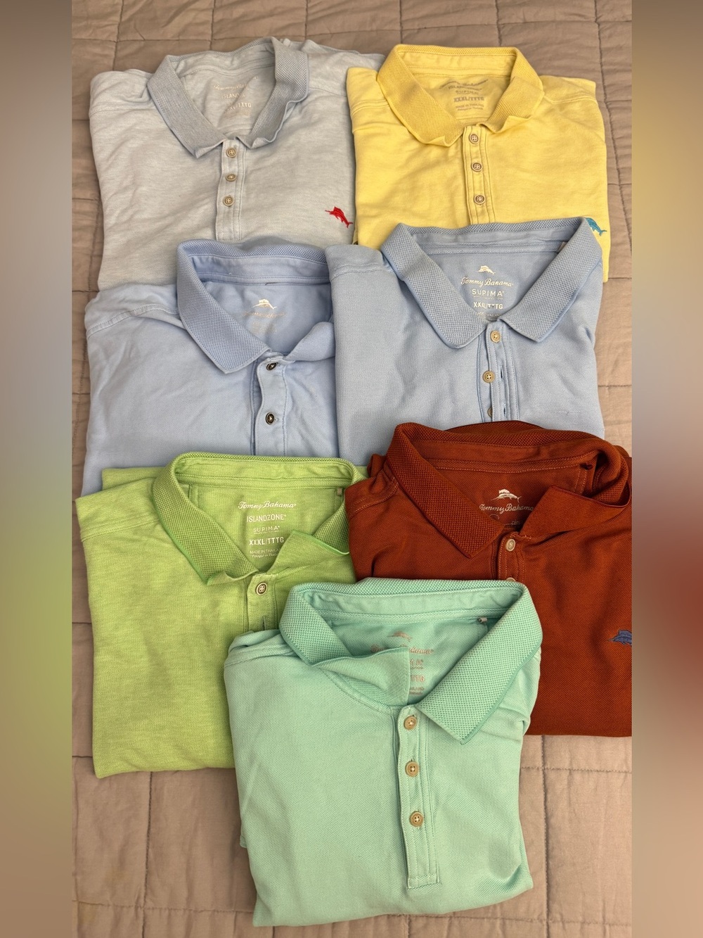 Bundle of 7 Tommy Bahama shirts